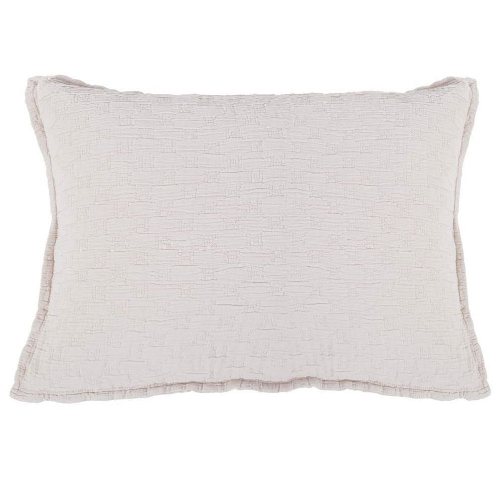 Ojai King Sham, Blush