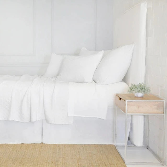 Ojai Standard Sham, White