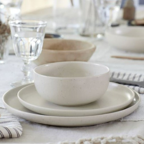 Pacifica Side Plate, Vanilla, Set of 4
