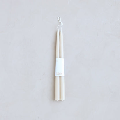 Classic Taper Candle, Set of 2, Parchment