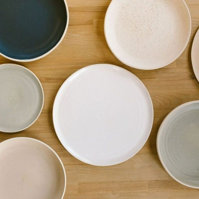 Treves Dinner Plate, Speckled Nude, Set of 4