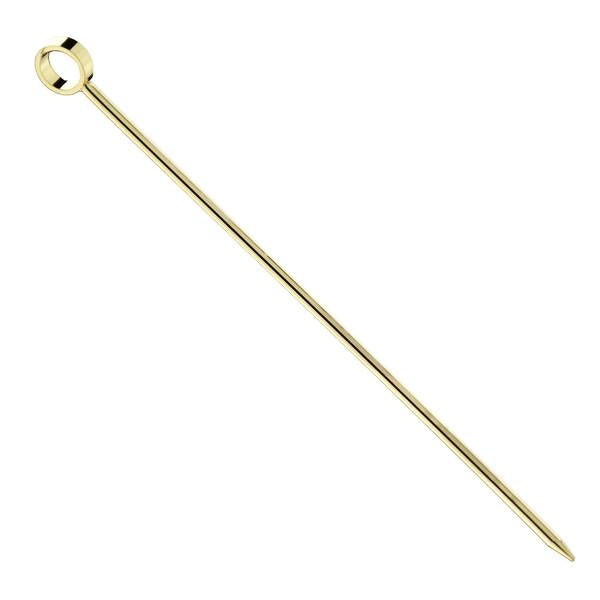 Professional Cocktail Picks, Set of 8, Gold