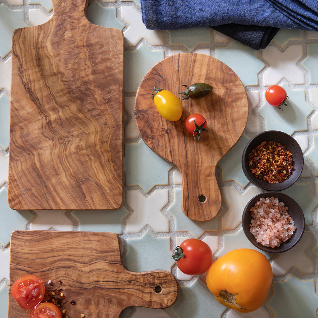 Mini Rectangular Olive Wood Board