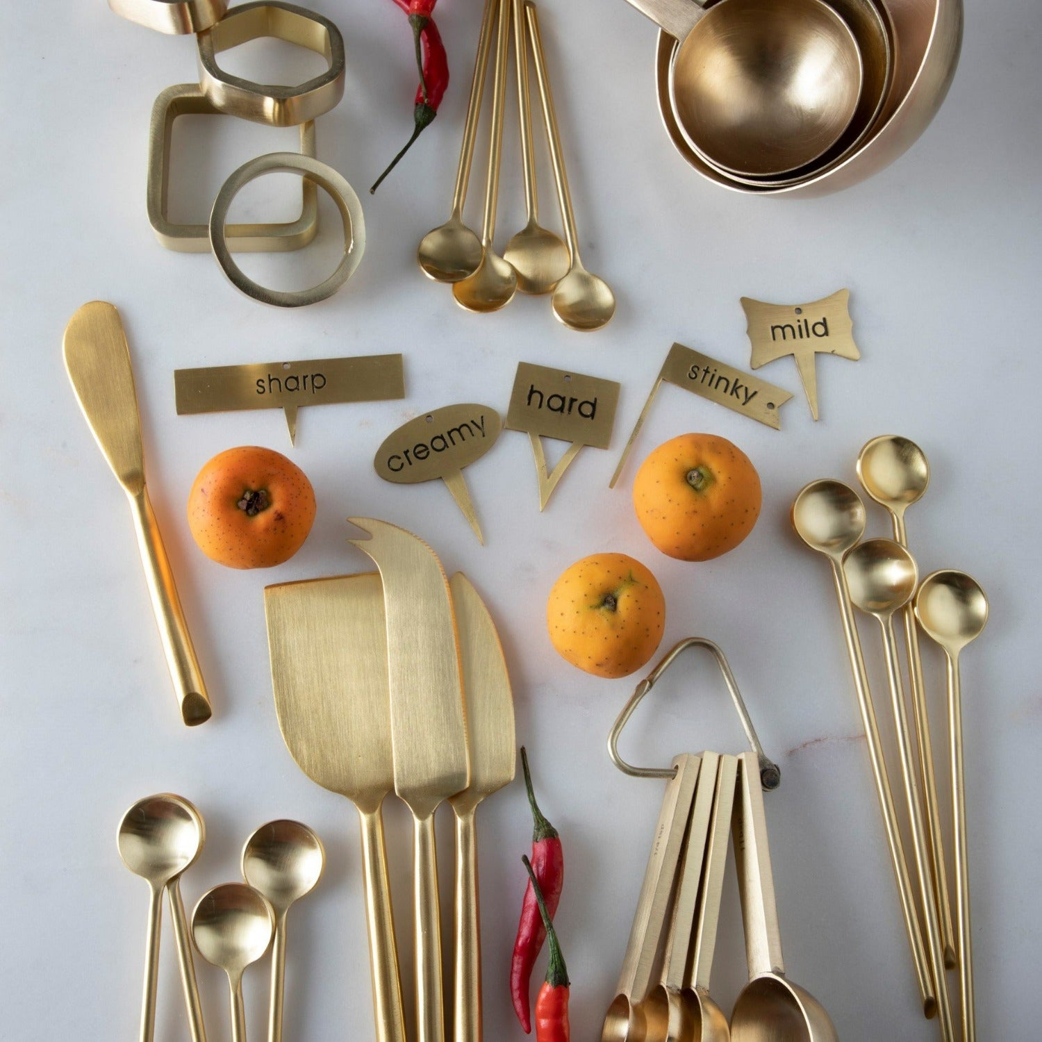 Luxe Thin Long Spoons, Set of 4