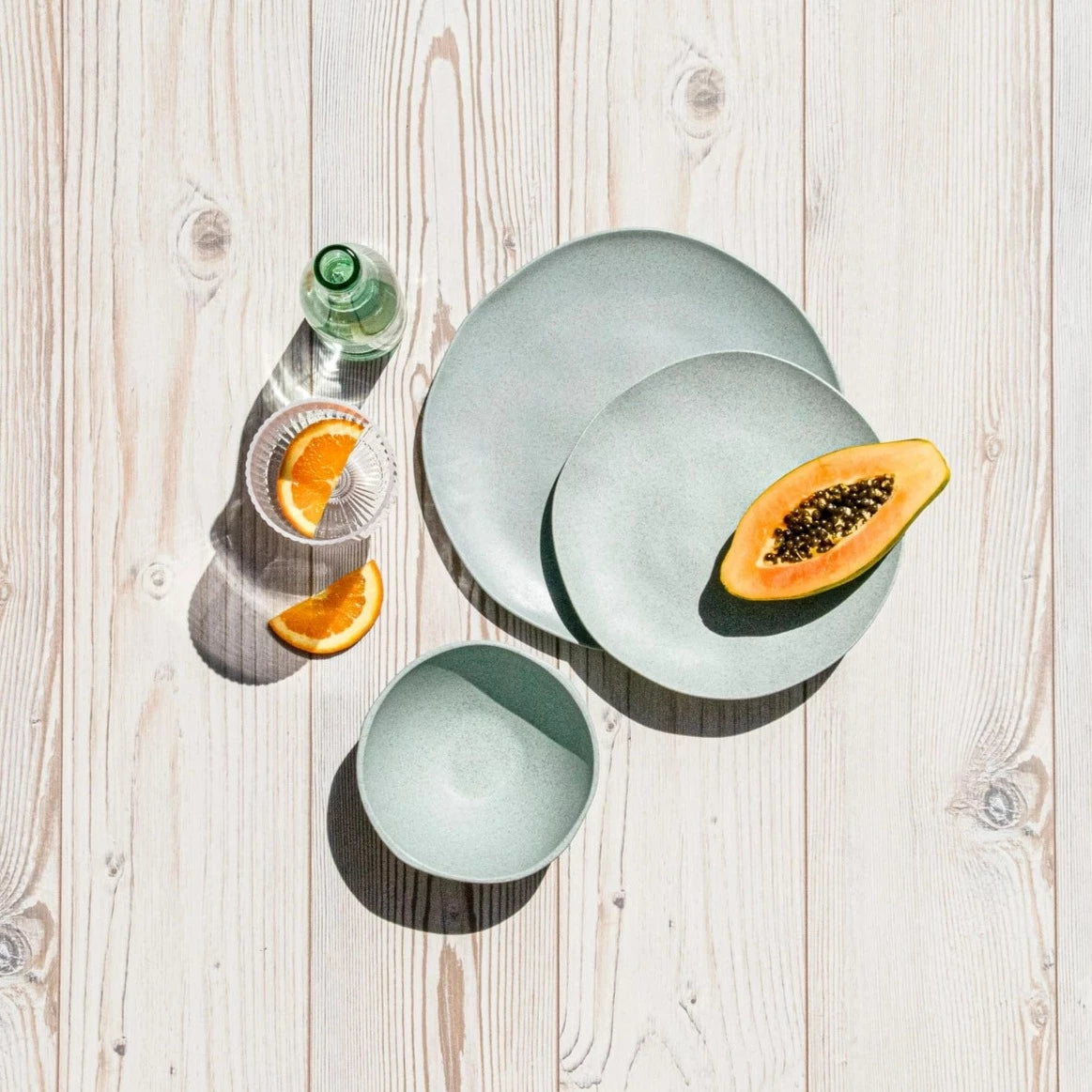 Al Fresco Organic Soup/Cereal Bowl, Sage Green, Set of 4