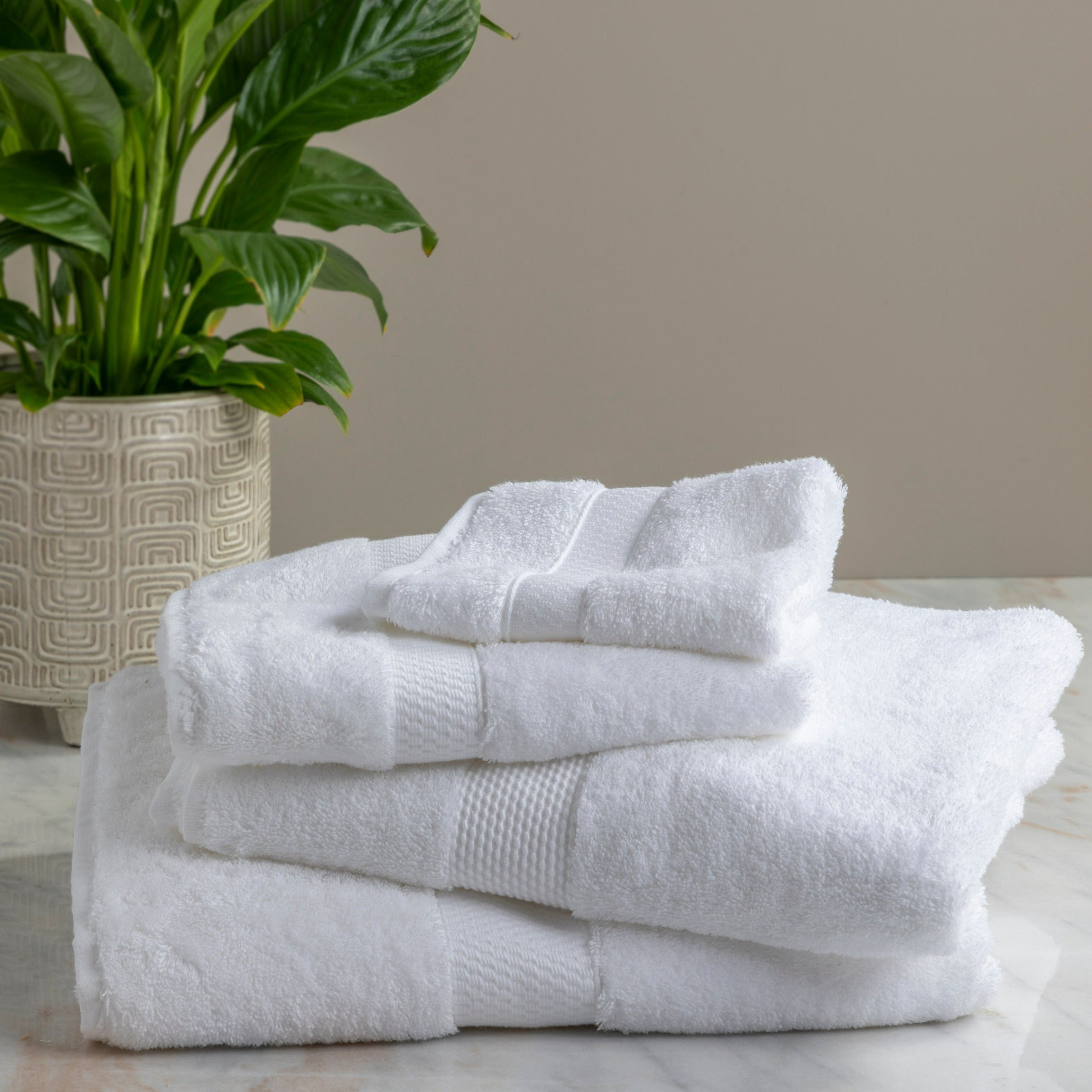 City Hand Towel, White