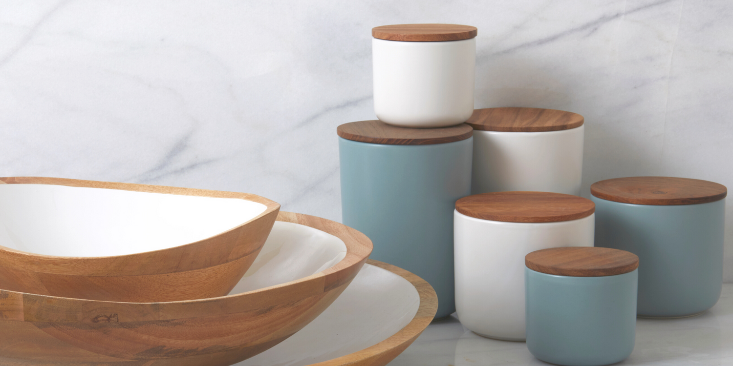 Stoneware Canisters