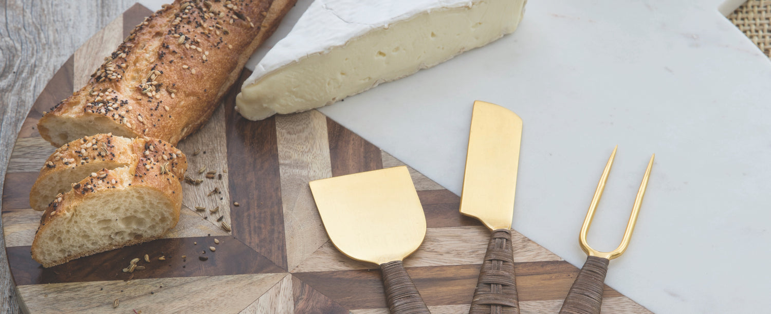 Mixed Marble &amp; Wood Boards