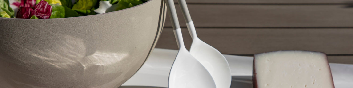 Metal &amp; Enamel Serving Bowls