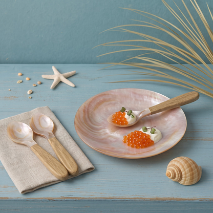 Serin Shell Large Spoons, Set of 4