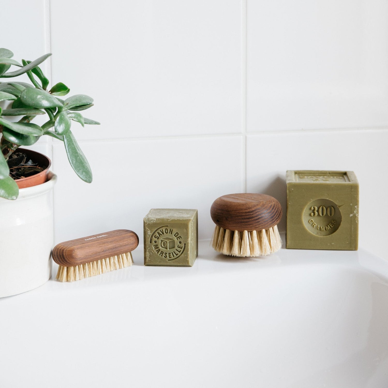 Andrée Jardin Heritage Ash Wood Nail Brush Andrée Jardin andree-jardin-heritage-ash-wood-nail-brush-set-of-2 - French Dry Goods