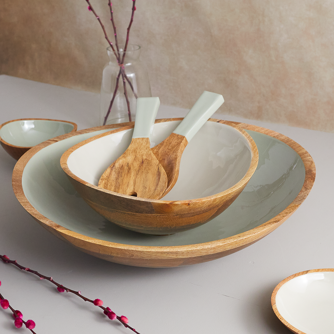 Madras Large Bowl, Taupe