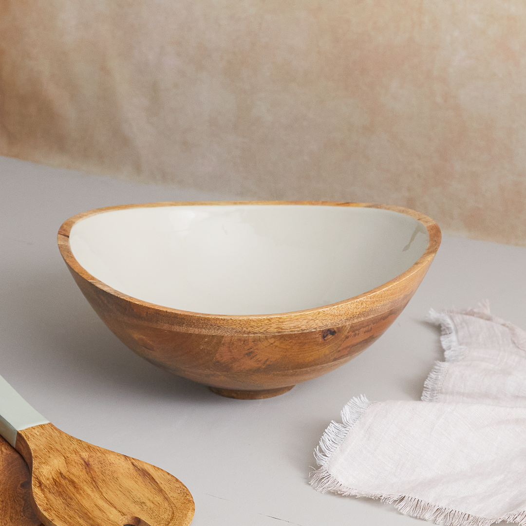 Madras Large Bowl, Taupe