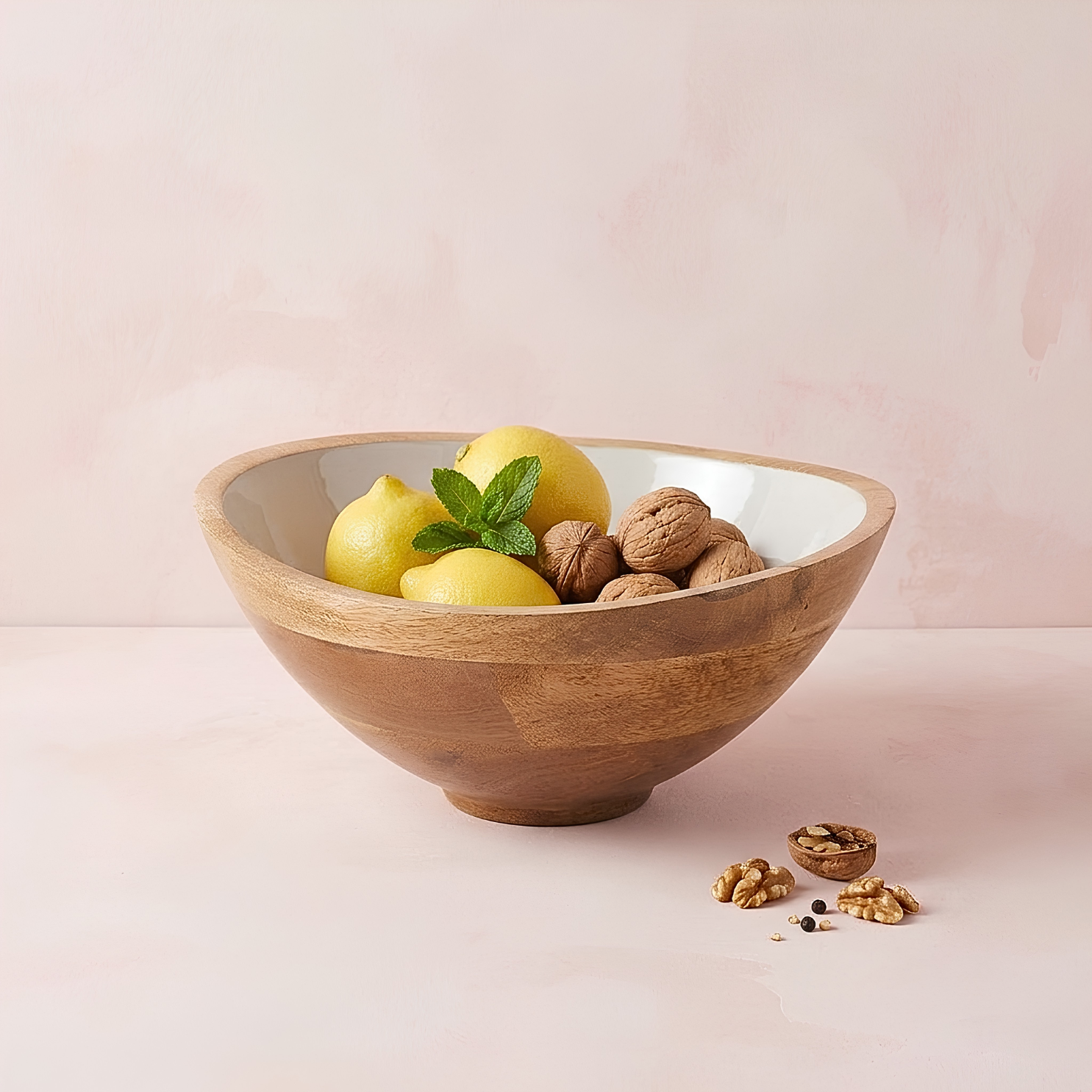 Madras Large Bowl, Taupe