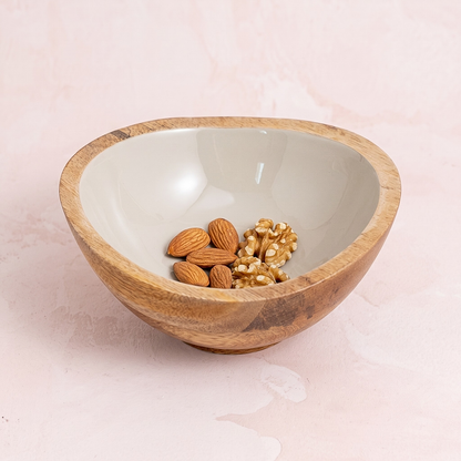 Madras Medium Bowl, Taupe