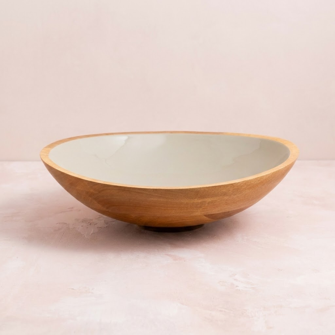 Madras Oversized Bowl, Taupe
