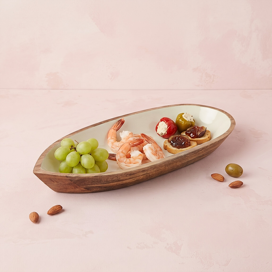 Madras Oval Bowl, Sage