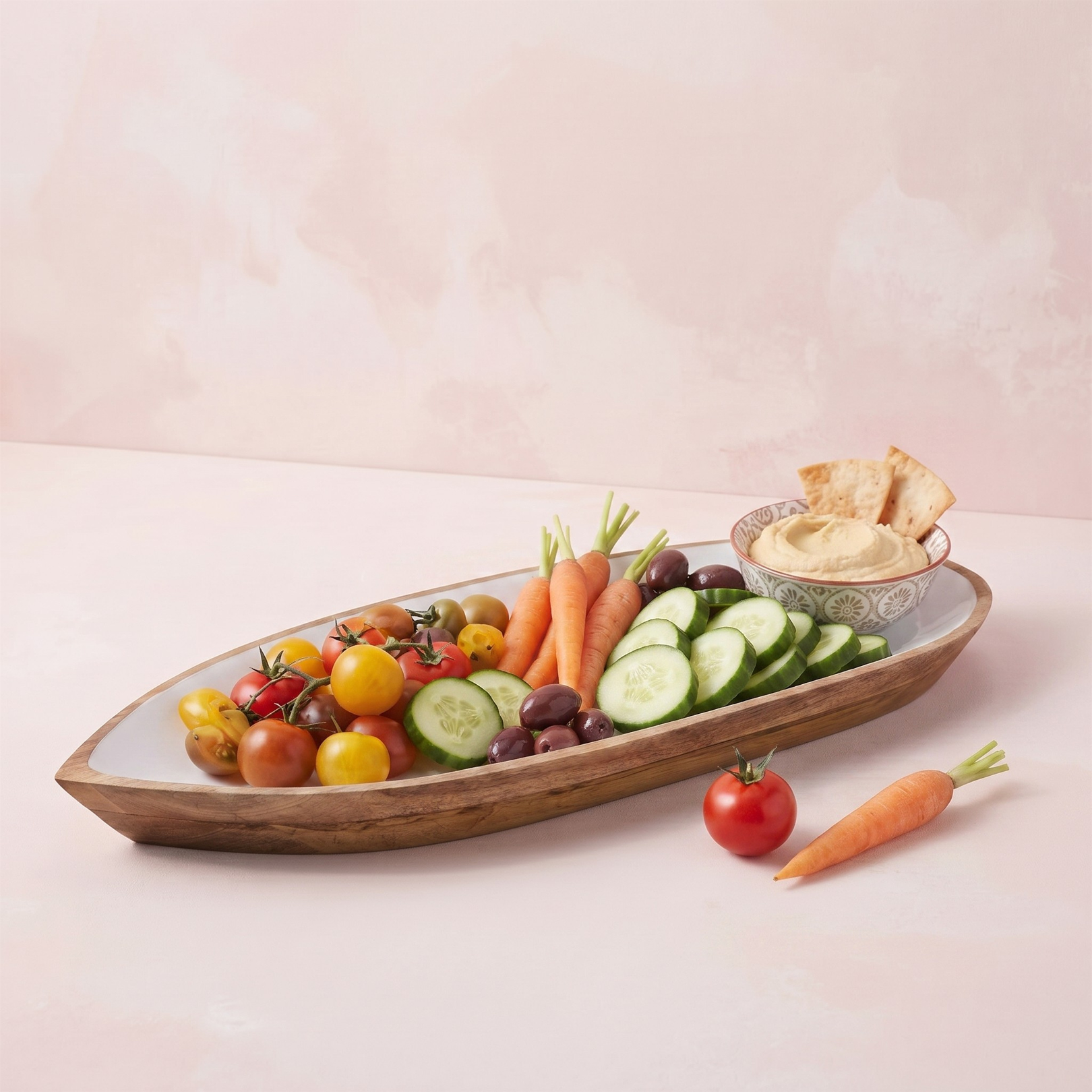 Madras Oval Oversized Dish