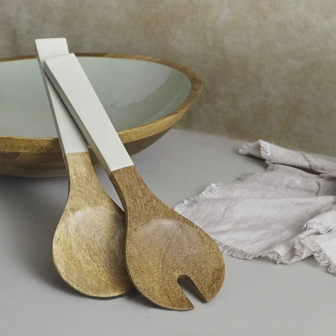 Madras Serving Set, Taupe