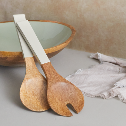 Madras Serving Set, Taupe