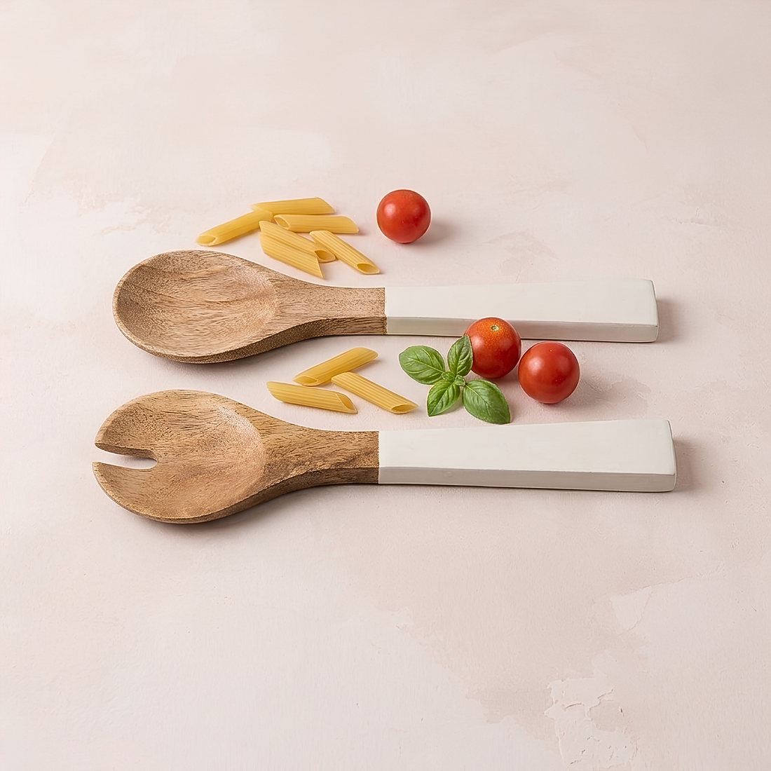 Madras Serving Set, Taupe