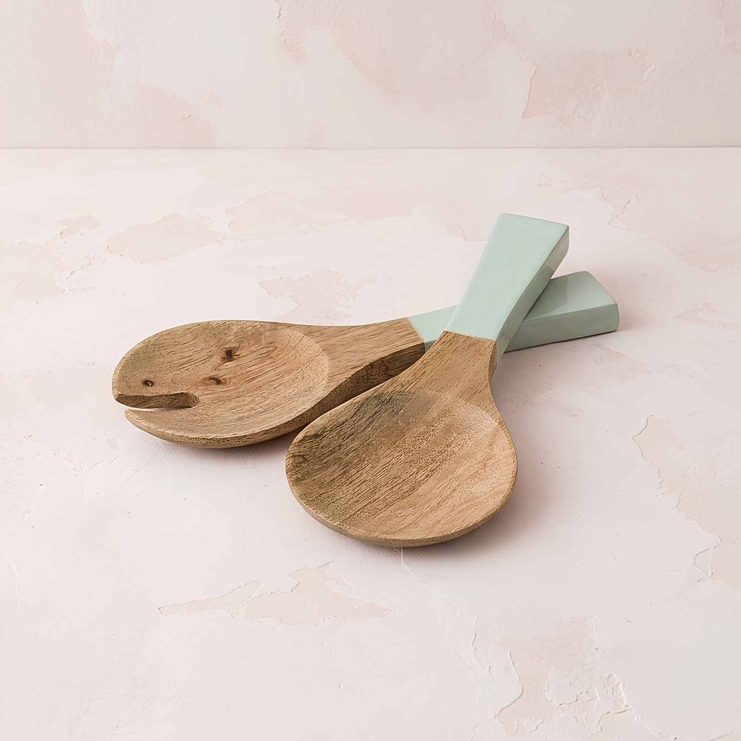 Madras Serving Set, Sage