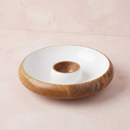Madras Curva Chip &amp; Dip Bowl Set