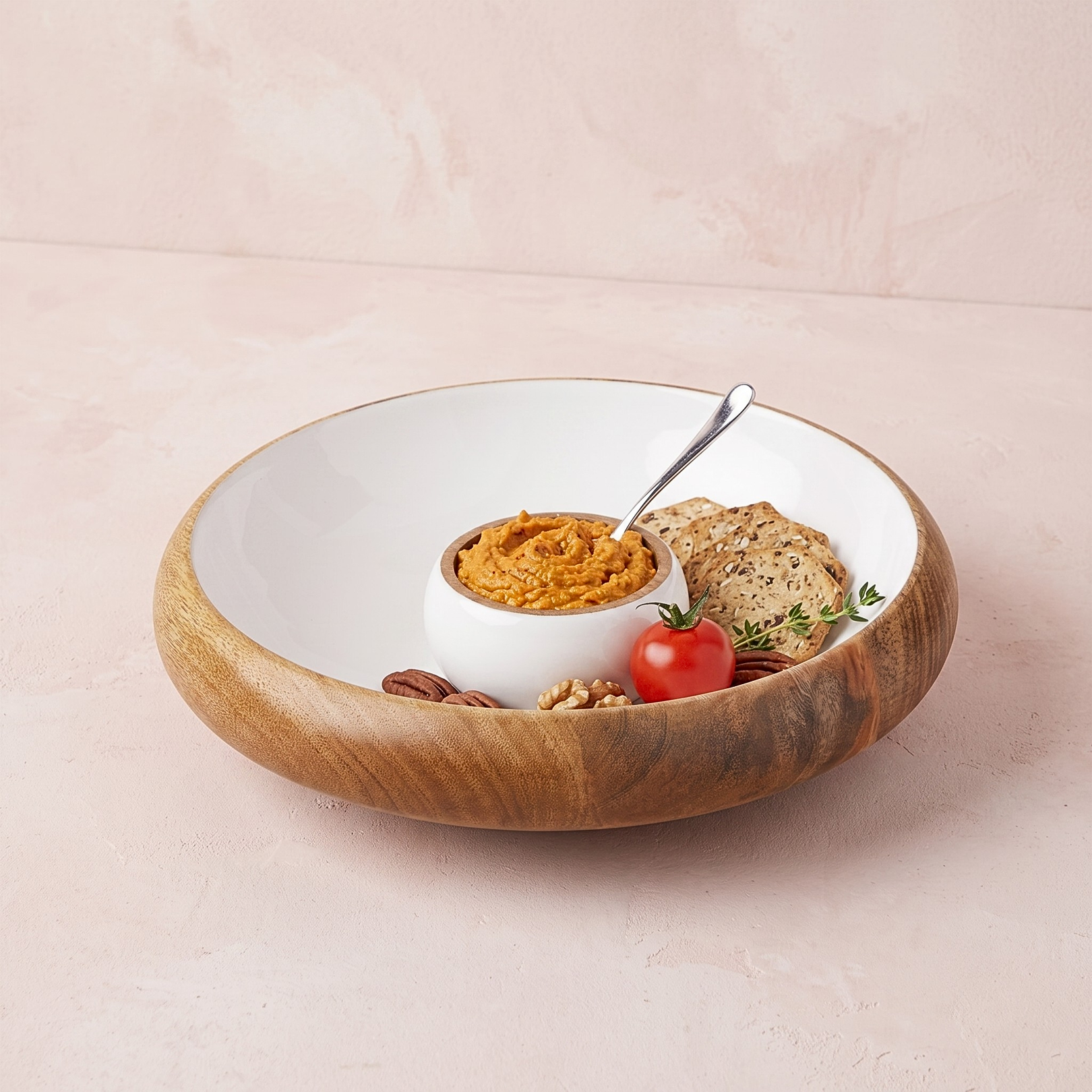 Madras Curva Chip &amp; Dip Bowl Set