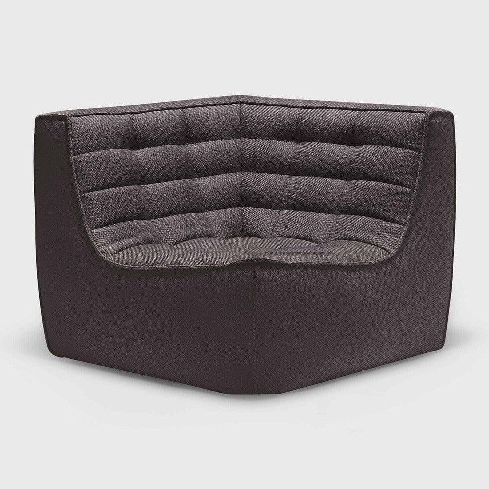 N701 Corner Sofa, Dark Grey