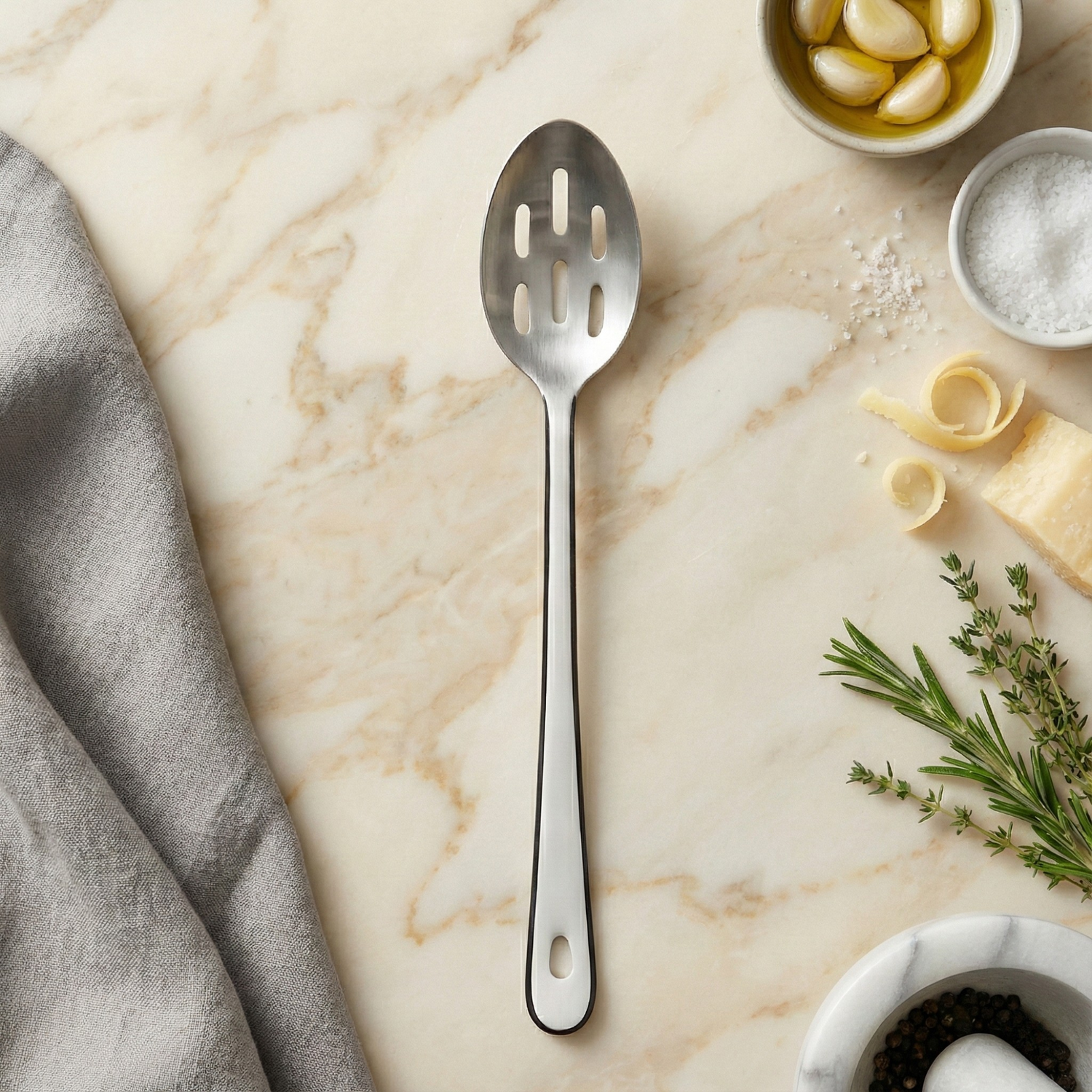 Harlow Slotted Spoon with Stainless Steel Head