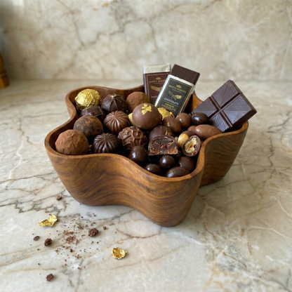 Wave Wood Bowl, Walnut