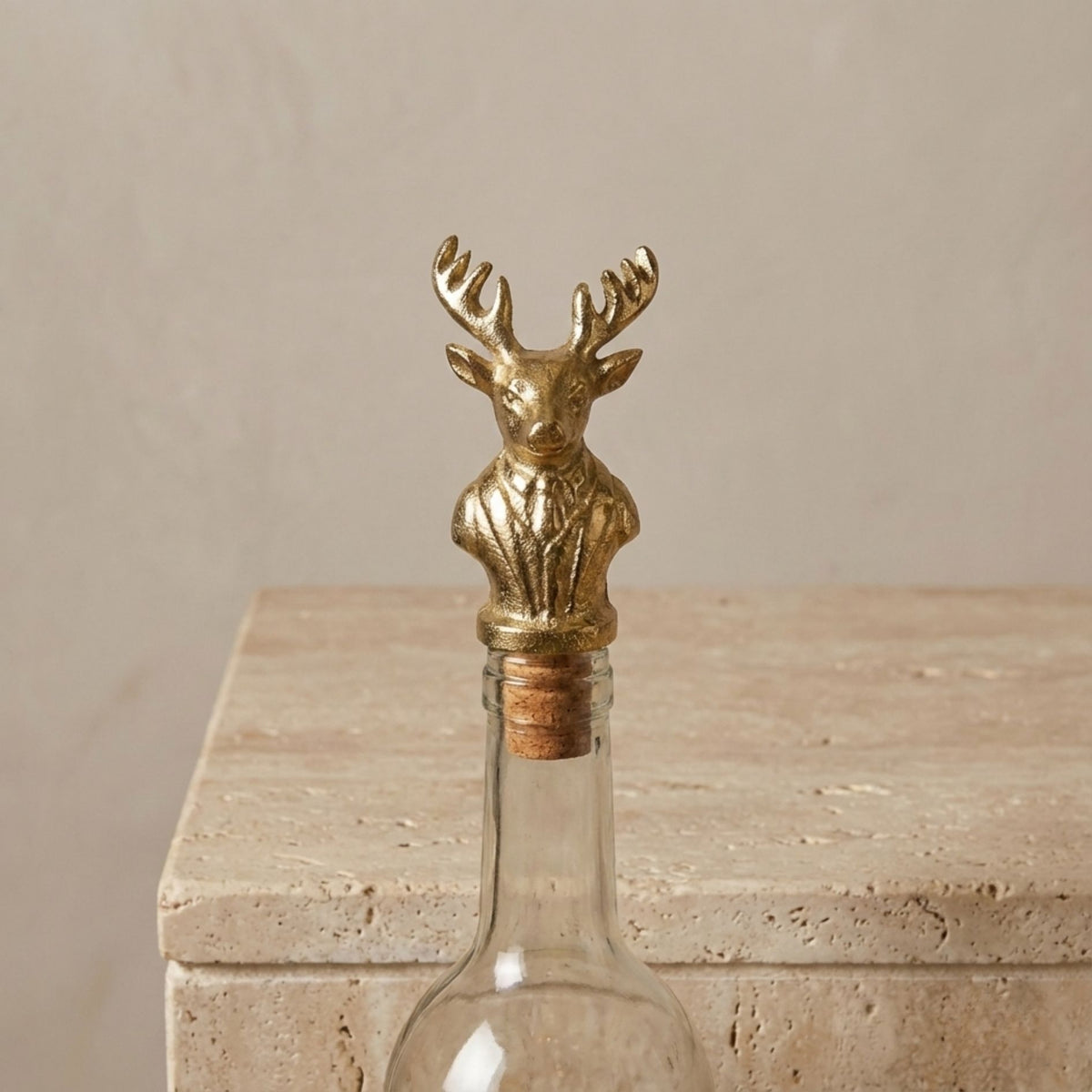Dapper Stag Bottle Stopper