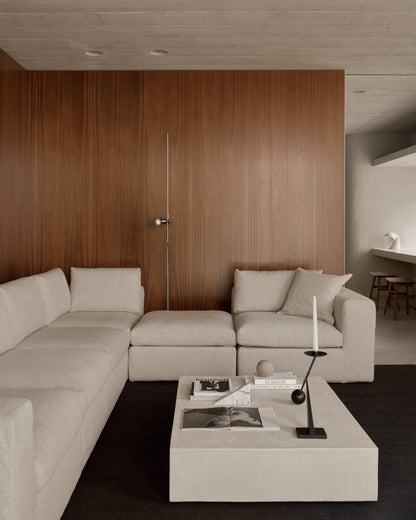 Mellow complementing cushion - Ivory fabric - removable cover