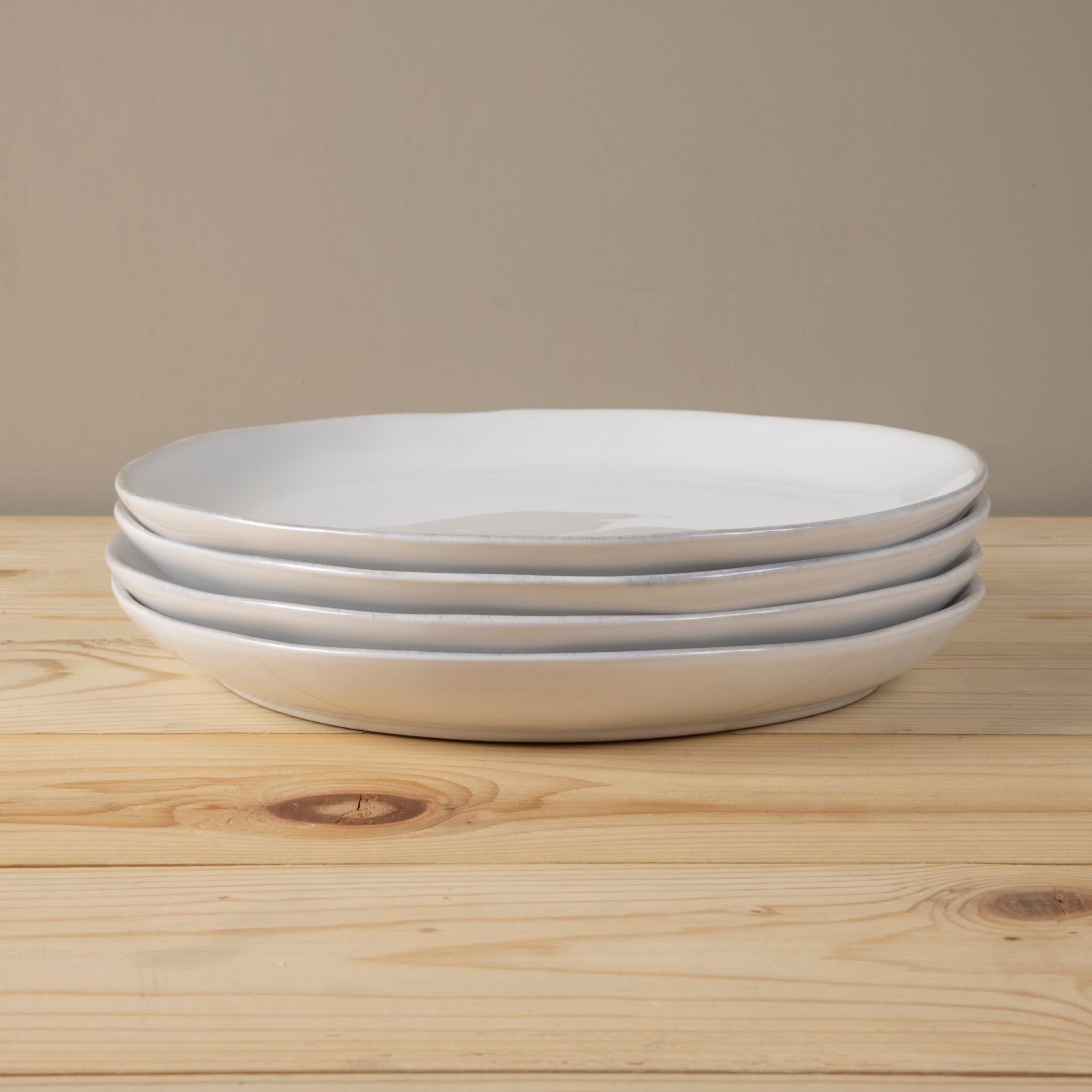 Livia Dinner Plate, White, Set of 6