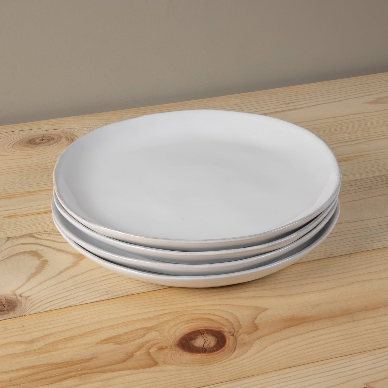 Livia Dinner Plate, White, Set of 6