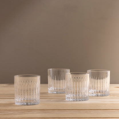 Crystal Manhattan Glasses- Set of 10