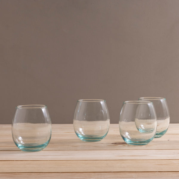 Stemless Wine Glasses Set Of 4 – BlessMyBucket