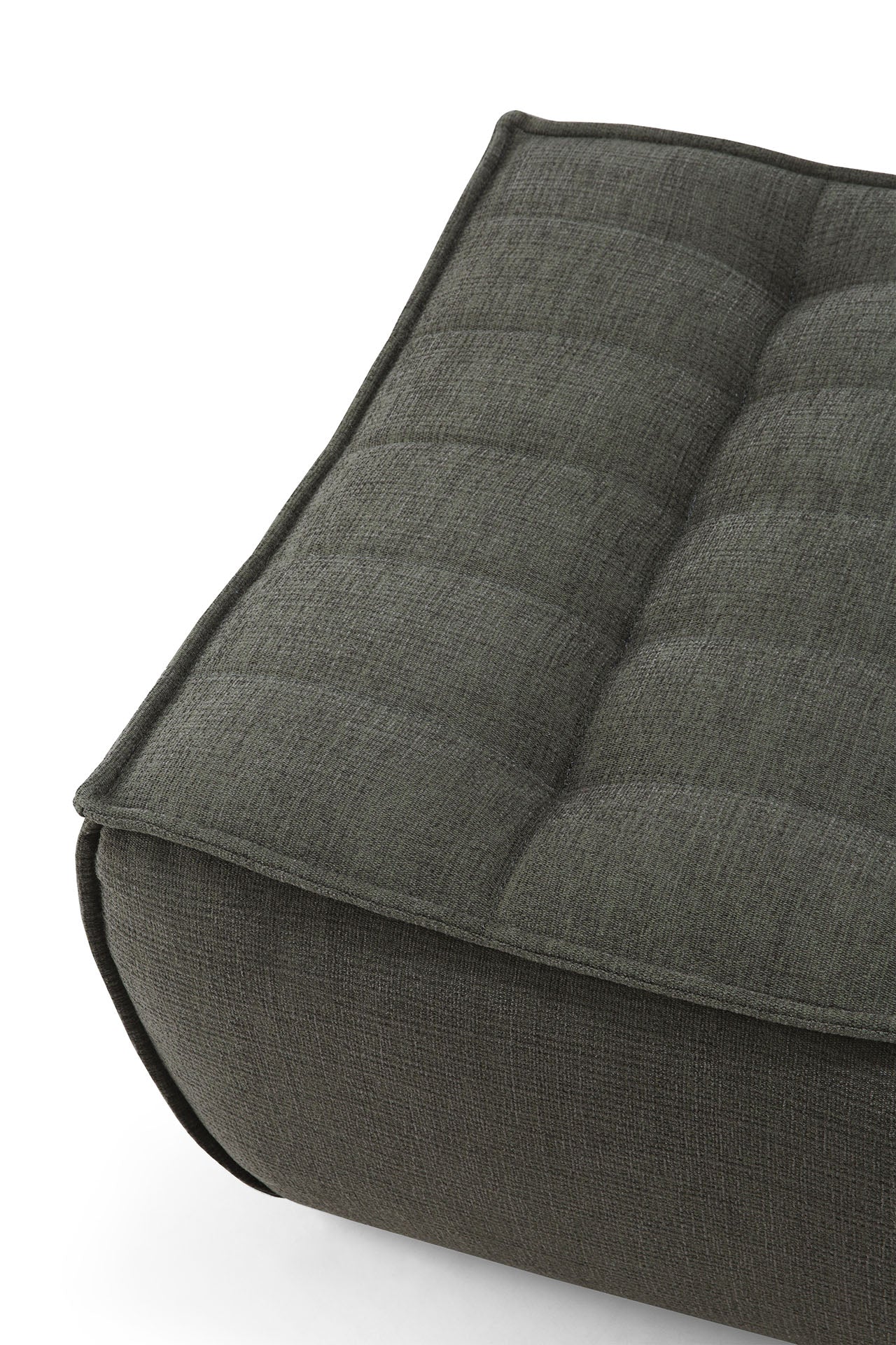 N701 Eco Fabric Footstool, Moss