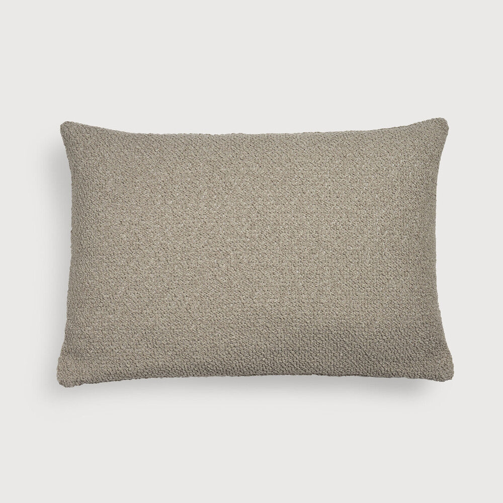 Boucle Outdoor Lumbar Pillow, Set of 2, Oat
