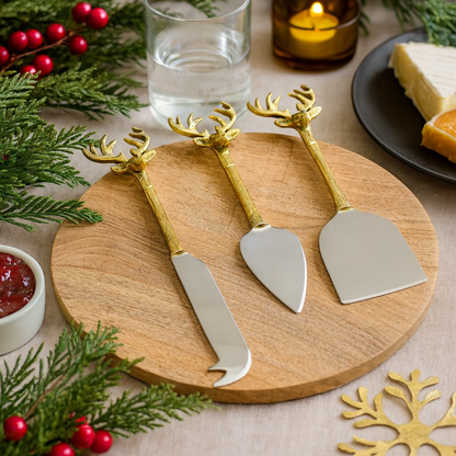 Stag Cheese Set