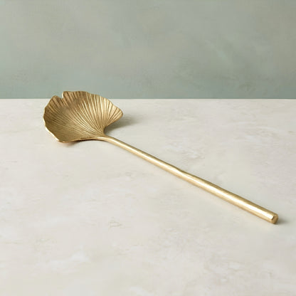 Gingko Leaf Small Serving Spoon