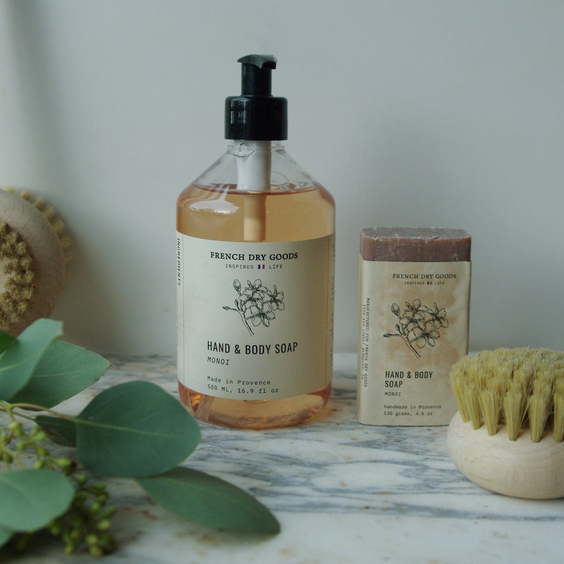 FDG Liquid Hand &amp; Body Soap--Monoi (500 ML)