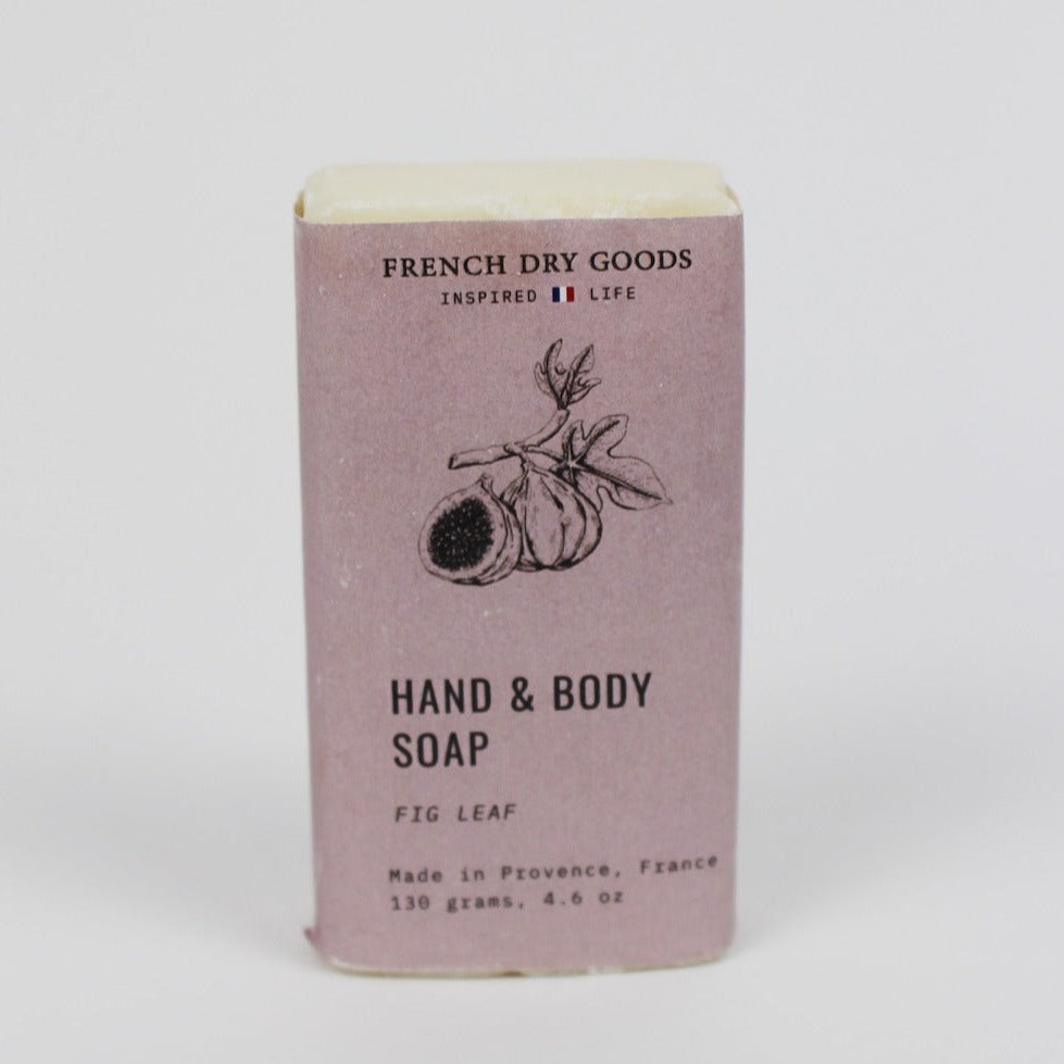 FDG Solid Hand &amp; Body Soap--Fig Leaf (130 grams)