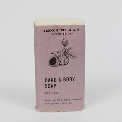 FDG Solid Hand &amp; Body Soap--Fig Leaf (130 grams)