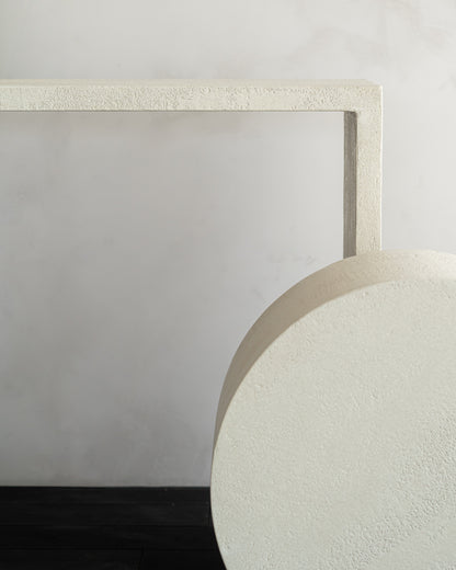 Elements console - Microcement - Off White