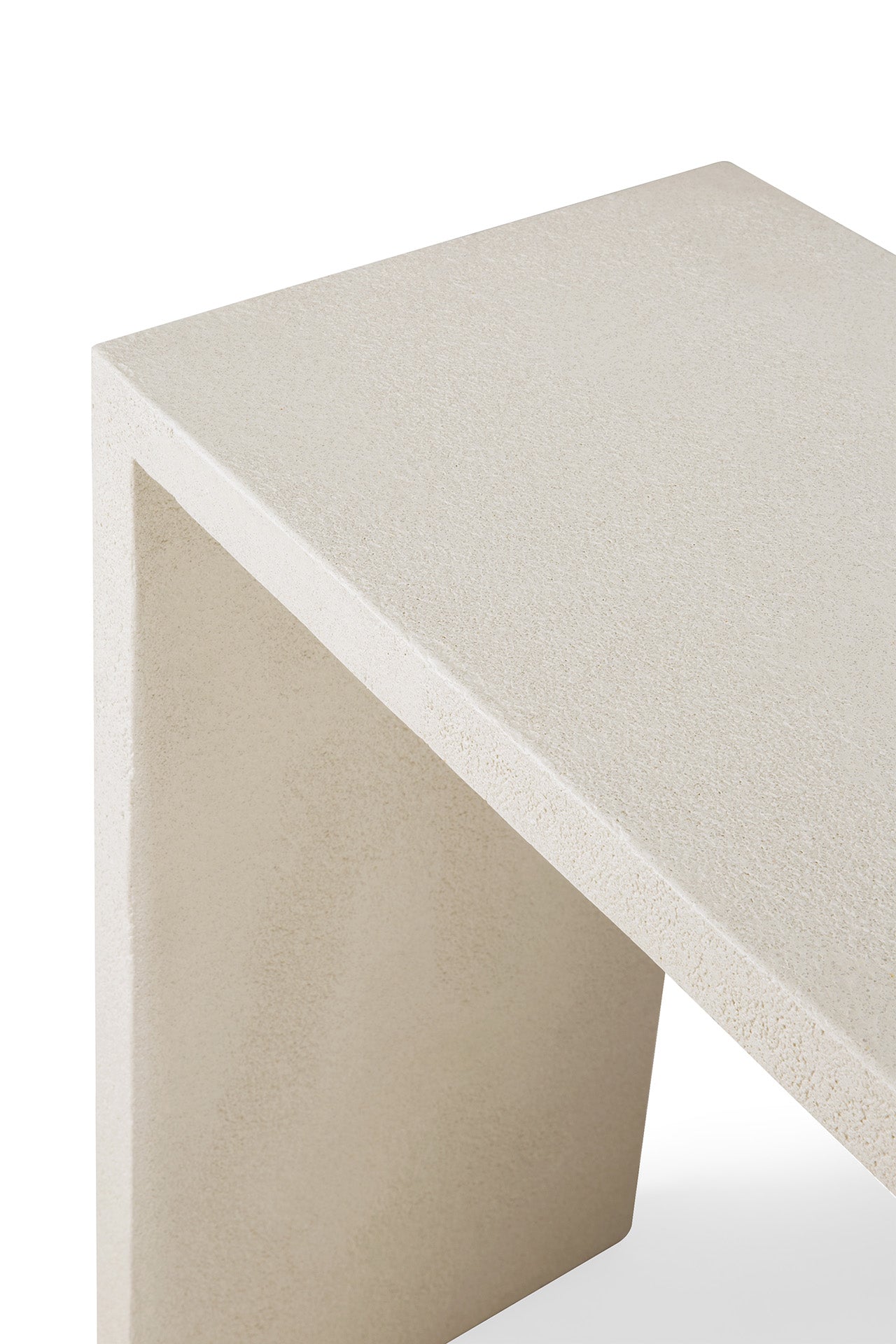Elements console - Microcement - Off White