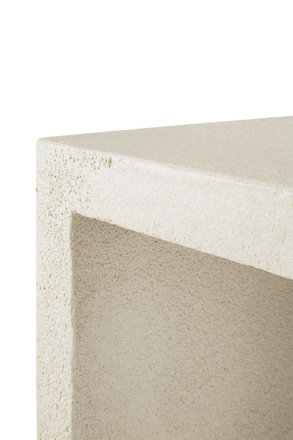 Elements console - Microcement - Off White