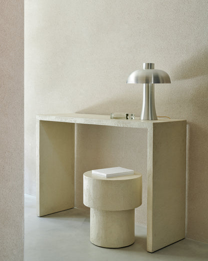 Elements console - Microcement - Off White