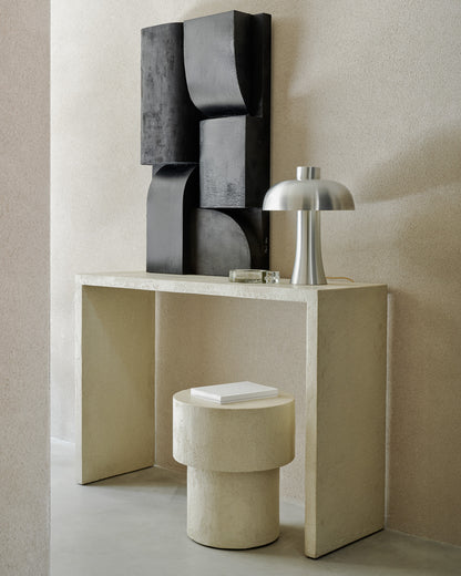 Elements console - Microcement - Off White