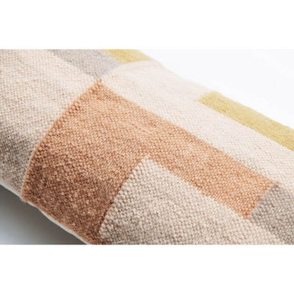 Shale Hand Woven Pastel Color Large Geometric Lumbar Pillow